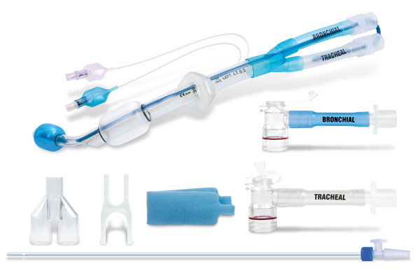 CÁNULA PARA TRAQUEOSTOMÍA BRONQUIAL DOBLE LUMEN (IZQUIERDA – DERECHA)