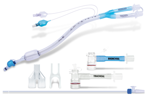 DOUBLE-LUMEN BRONCHIAL TUBE WITH CARINA HOOK (RIGHT)