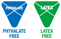 Libre de látex y ftalatos